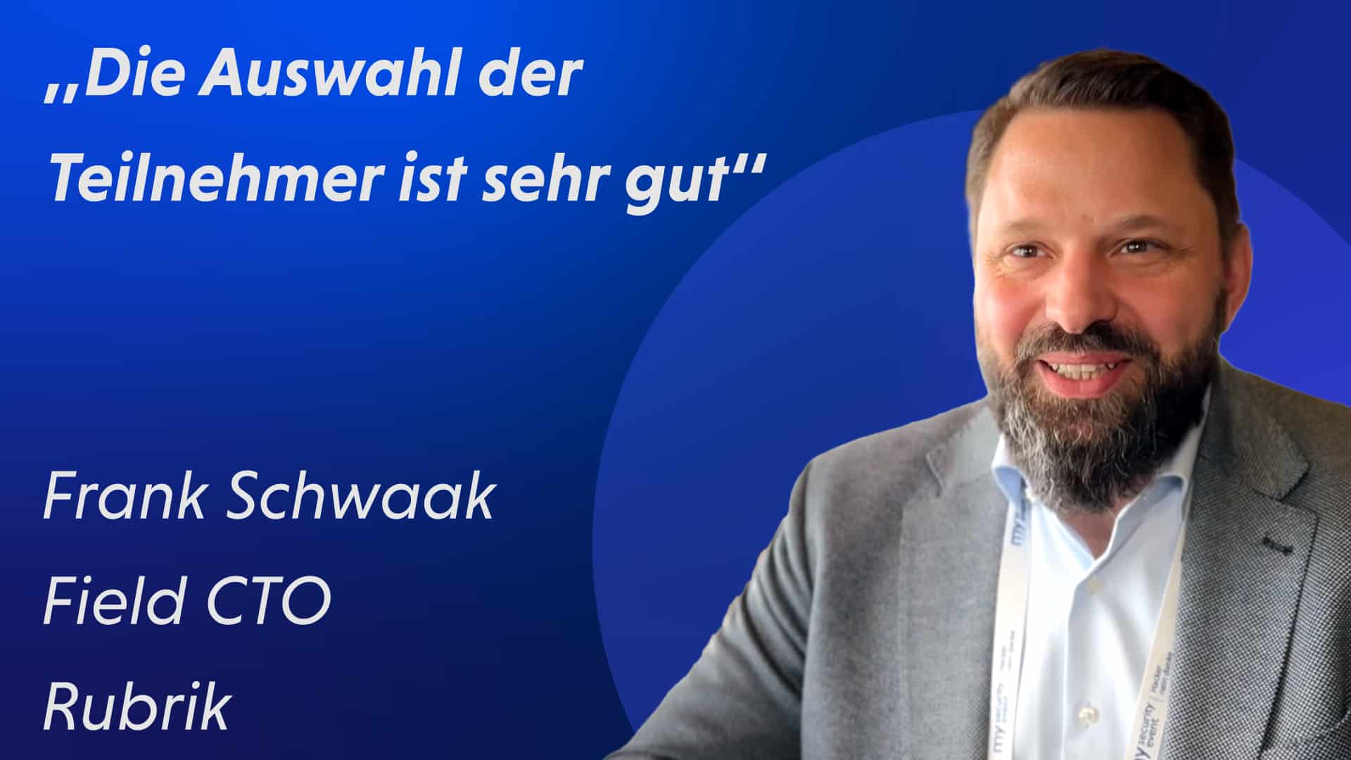 Frank Schwaak Anbieterstatement