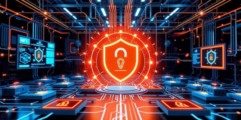 Moderne digitale Sicherheitslösung mit fortschrittlicher Technologie.
